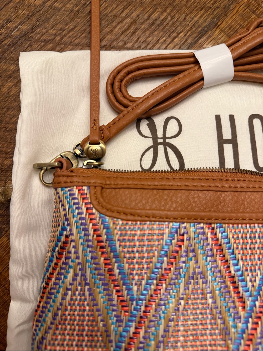 HOBO Darcy Convertible Bag NWT | Boho Woven Crossbody Wristlet - Picture 4 of 10